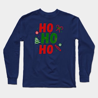 HO HO HO Christmas Season Long Sleeve T-Shirt